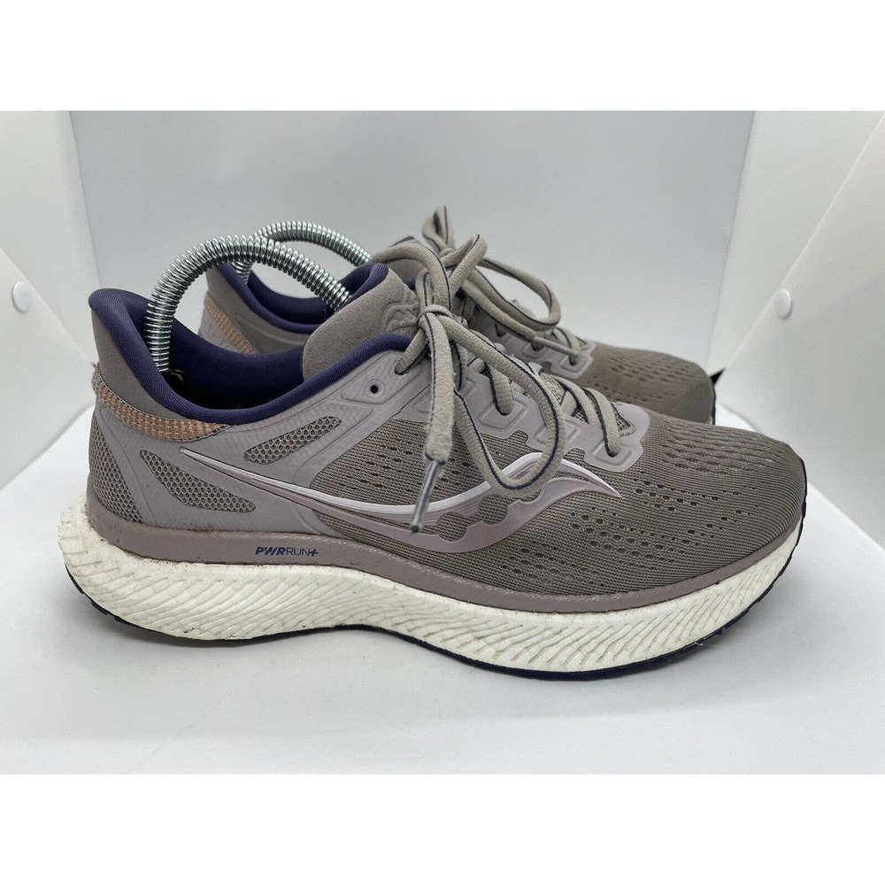 Saucony Womens Hurricane 23 S10615-35 Gray Running Shoes Sneakers Size 8